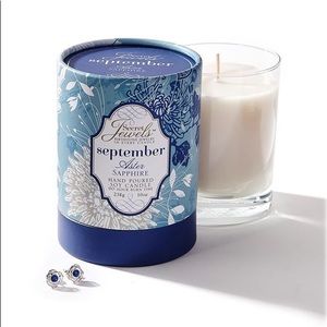 Secret Jewels September Birthstone Candle